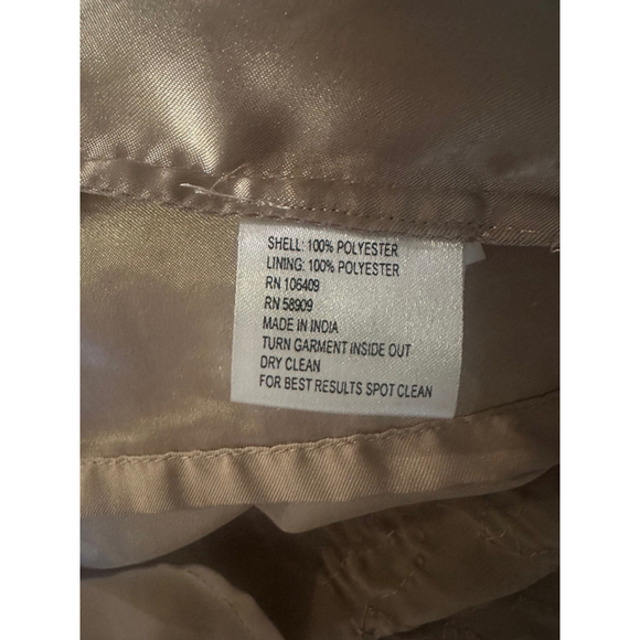 Women's Gianni Bini Beige Shift Dress Size 2 - Picture 6 of 6